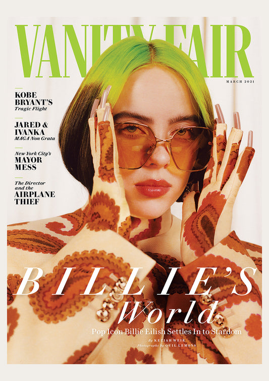 Billie Eilish - Vanity Fair Magazine Cover Print - March 2021 (A4)