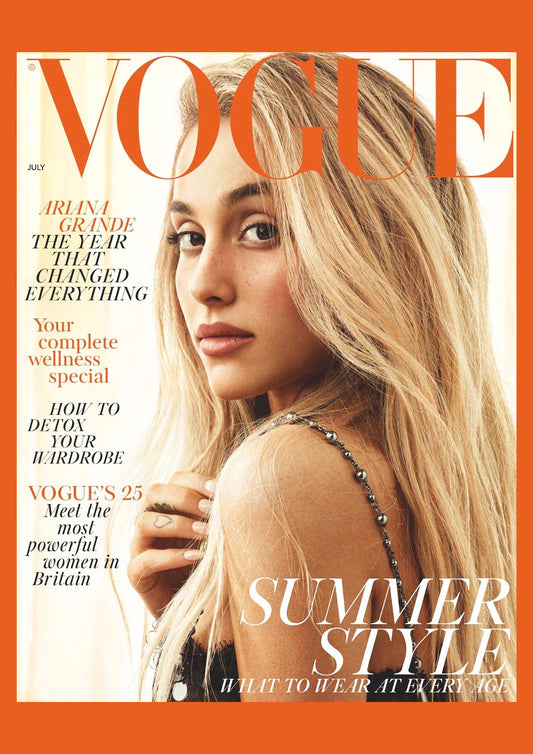Ariana Grande - Vogue Magazine Cover Print - July 2018 (A4)