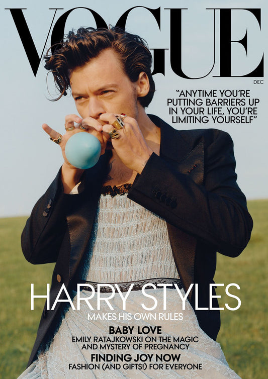 Harry Styles - Vogue Magazine Cover Print - December 2019 (A4)