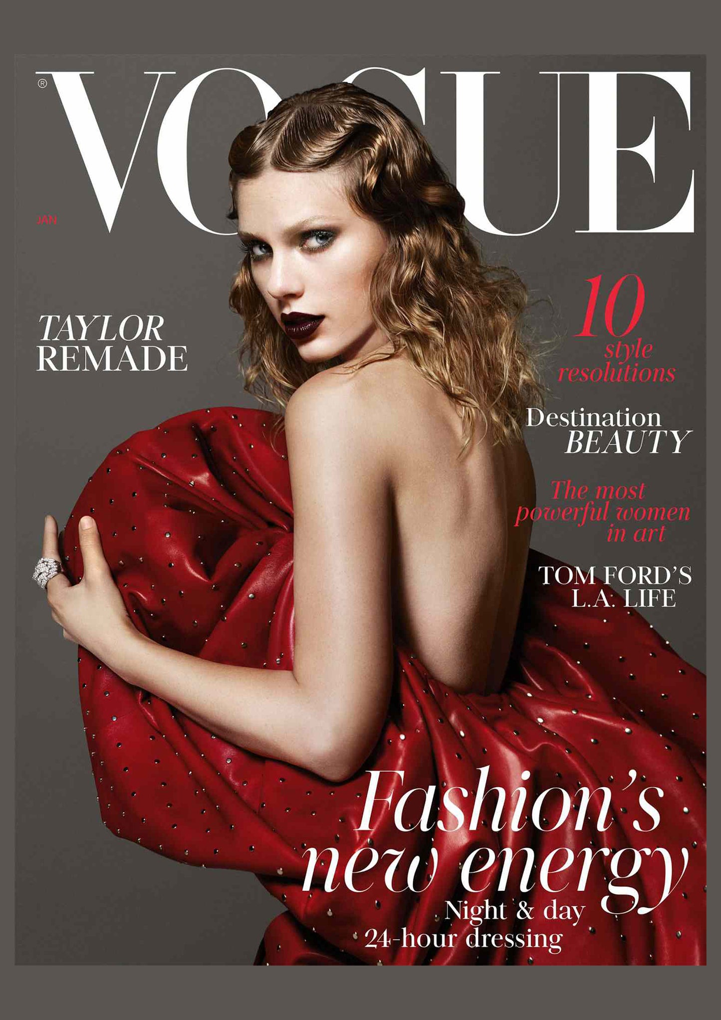 Taylor Swift - Vogue Magazine Cover Print - January 2018 (A4)
