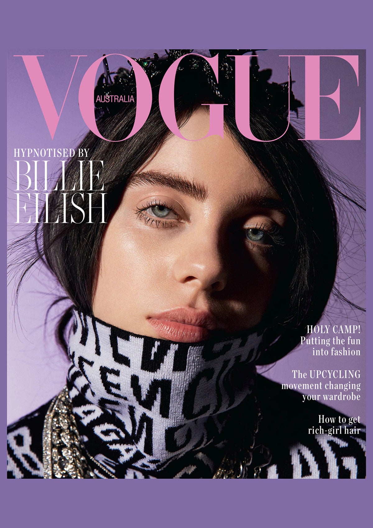 Billie Eilish - Vogue Australia Magazine Cover Print - July 2019 (A4)