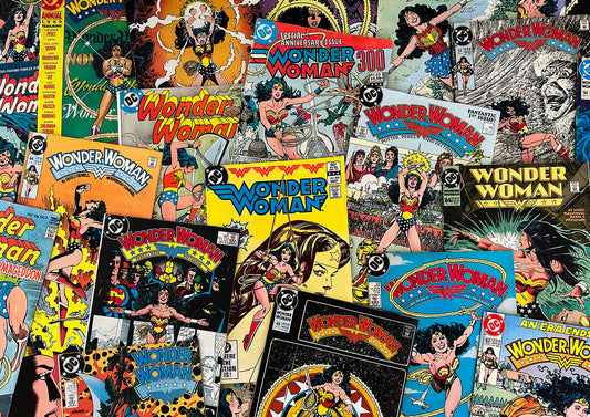 Wonder Woman Comics Collage - Exclusive Photographic Print