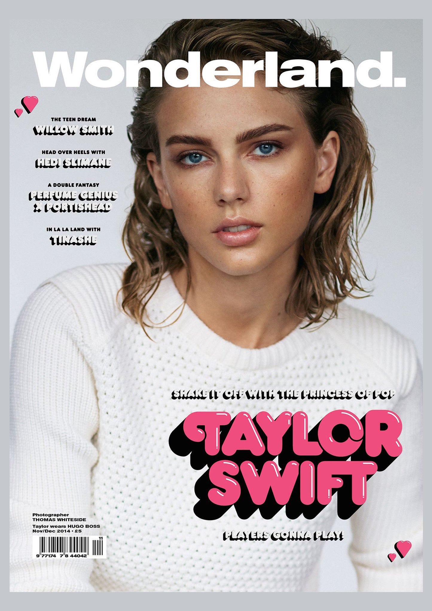 Taylor Swift - Wonderland Magazine Cover Print - November / December 2014 (A4)